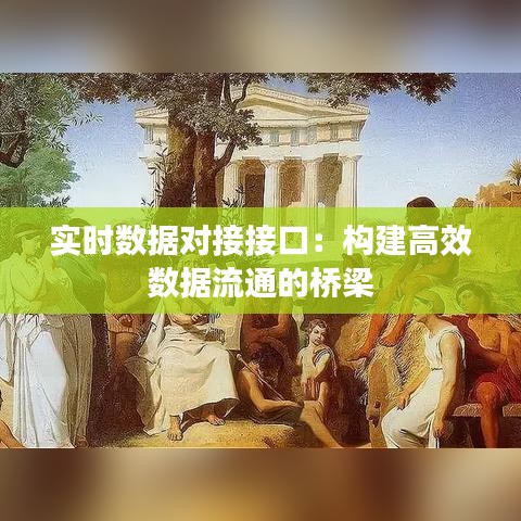 实时数据对接接口：构建高效数据流通的桥梁