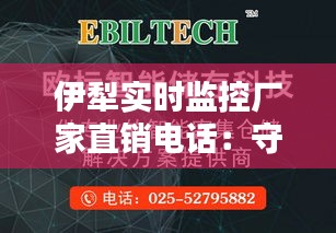 伊犁实时监控厂家直销电话：守护家园的科技守护神