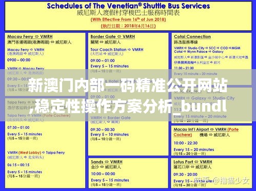 新澳门内部一码精准公开网站,稳定性操作方案分析_bundle7.822