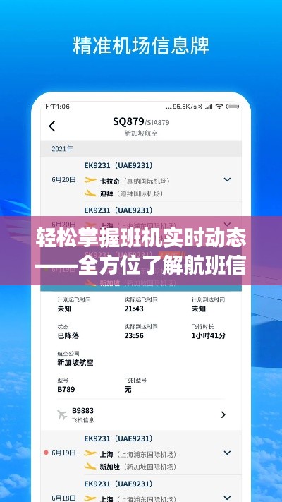 轻松掌握班机实时动态——全方位了解航班信息