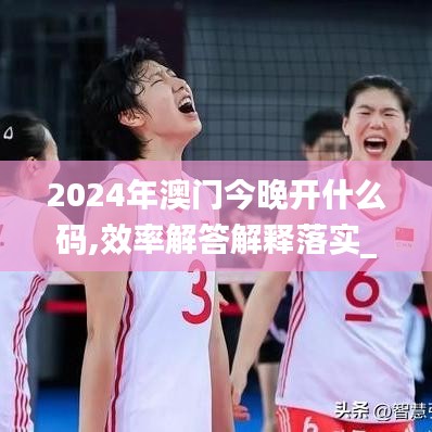 2024年澳门今晚开什么码,效率解答解释落实_Premium8.451