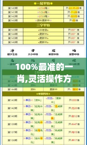 100%最准的一肖,灵活操作方案设计_DP10.469