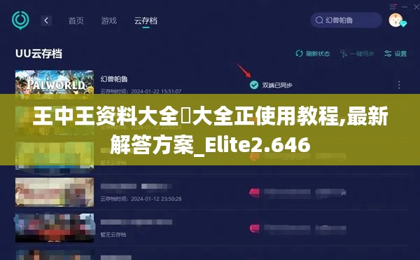 王中王资料大全枓大全正使用教程,最新解答方案_Elite2.646