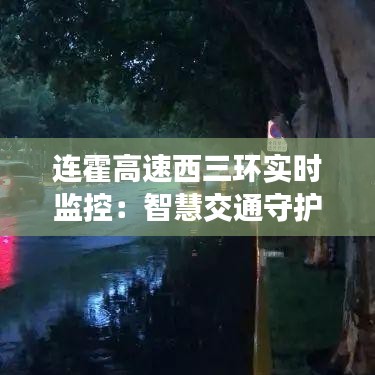 连霍高速西三环实时监控：智慧交通守护者的默默守护