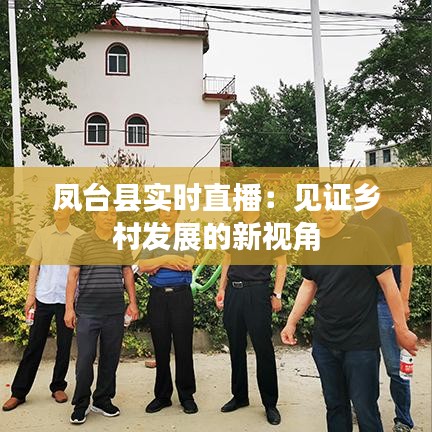 凤台县实时直播：见证乡村发展的新视角