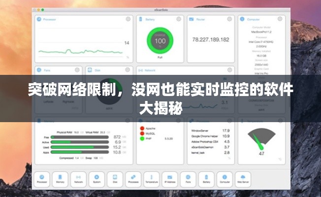 突破网络限制，没网也能实时监控的软件大揭秘