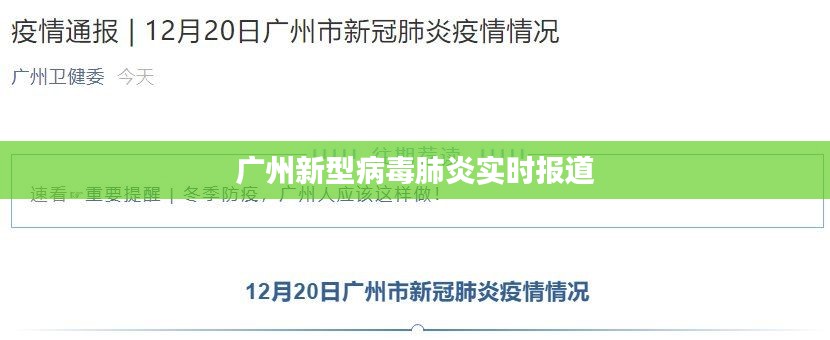 广州新型病毒肺炎实时报道