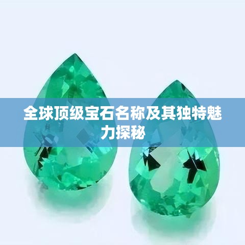全球顶级宝石名称及其独特魅力探秘