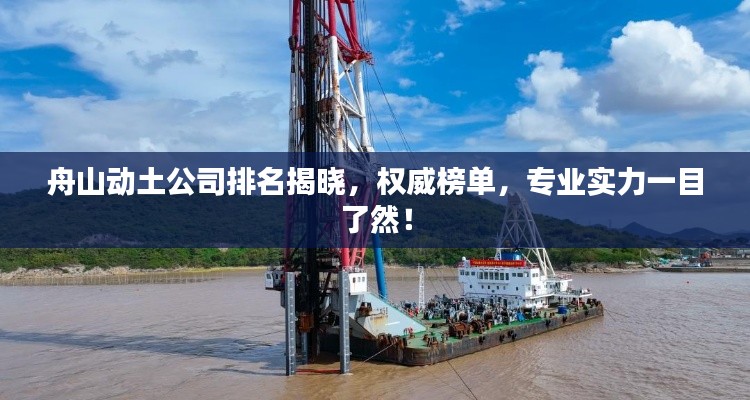舟山动土公司排名揭晓，权威榜单，专业实力一目了然！