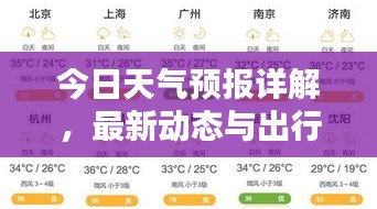 今日天气预报详解，最新动态与出行建议一网打尽
