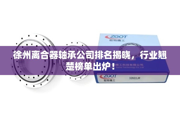 徐州离合器轴承公司排名揭晓，行业翘楚榜单出炉！