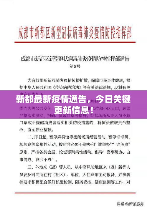 新都最新疫情通告，今日关键更新信息！