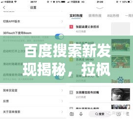 百度搜索新发现揭秘，拉枫的独特魅力让你欲罢不能