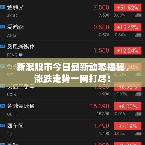 新浪股市今日最新动态揭秘，涨跌走势一网打尽！