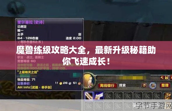 魔兽练级攻略大全，最新升级秘籍助你飞速成长！