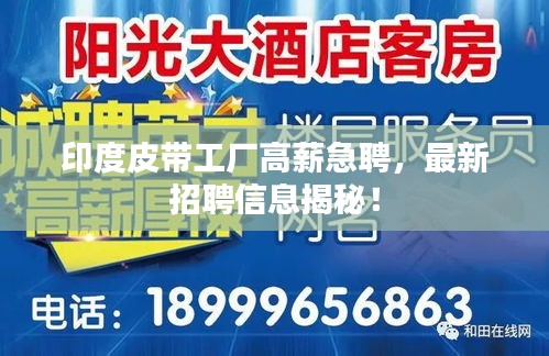 印度皮带工厂高薪急聘，最新招聘信息揭秘！