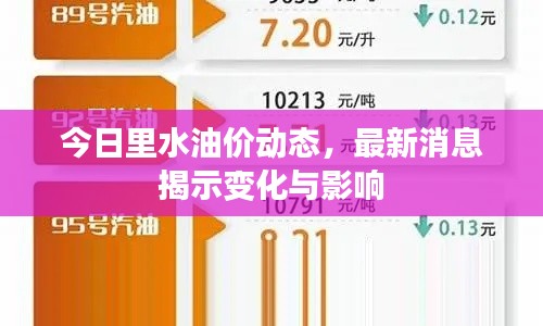 今日里水油价动态，最新消息揭示变化与影响