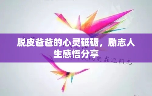 脱皮爸爸的心灵砥砺，励志人生感悟分享
