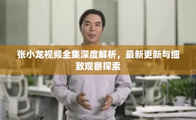 张小龙视频全集深度解析，最新更新与细致观察探索