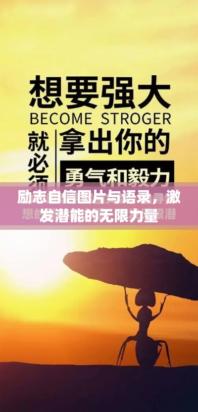 励志自信图片与语录，激发潜能的无限力量
