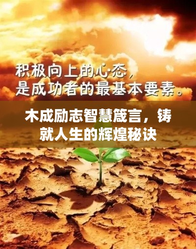 木成励志智慧箴言，铸就人生的辉煌秘诀