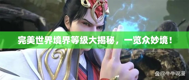 完美世界境界等级大揭秘，一览众妙境！